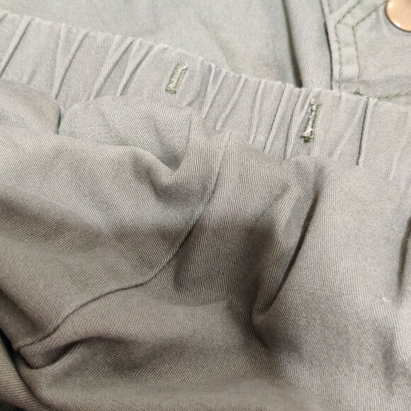 Celebrity Pink XS Olive Green Cargo Jogger Pants Elastic Waist Utility Pockets - Picture 5 of 5
